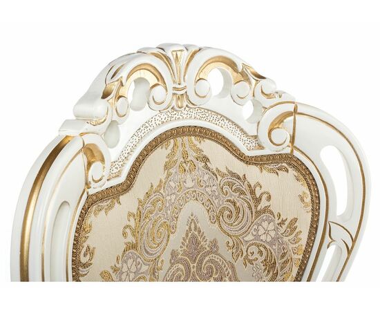 Стул деревянный Bronte молочный с патиной, изображение 8 | Интернет магазин мебели и декора LifeDekor