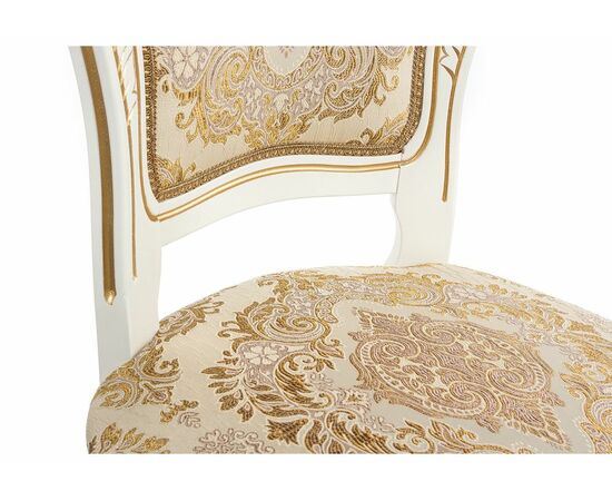 Стул деревянный Bronte молочный с патиной, изображение 9 | Интернет магазин мебели и декора LifeDekor