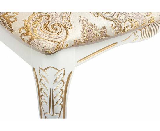 Стул деревянный Bronte молочный с патиной, изображение 11 | Интернет магазин мебели и декора LifeDekor