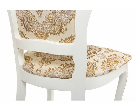 Стул деревянный Bronte молочный с патиной, изображение 13 | Интернет магазин мебели и декора LifeDekor