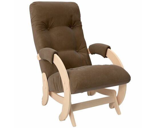 Кресло- гляйдер Модель 68 (Verona Brown/Натуральный/Шпон) | Интернет магазин мебели и декора LifeDekor