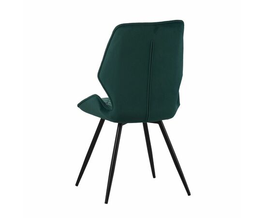 Стул Liam c поворотно-возвратным механизмом, зеленый велюр/черный, изображение 3 | Интернет магазин мебели и декора LifeDekor