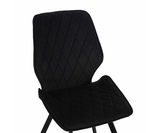 Стул Liam c поворотно-возвратным механизмом, графит велюр/черный, изображение 6 | Интернет магазин мебели и декора LifeDekor