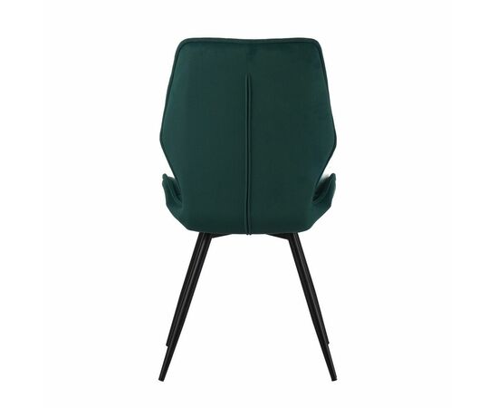 Стул Liam c поворотно-возвратным механизмом, зеленый велюр/черный, изображение 5 | Интернет магазин мебели и декора LifeDekor