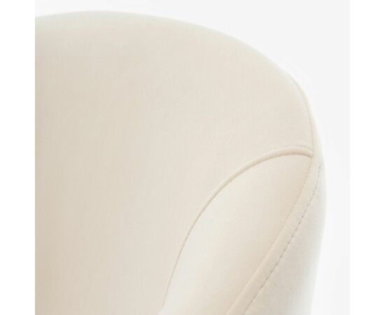 Дизайнерский стул Cosmos бежевый, основание металл черный матовый, изображение 4 | Интернет магазин мебели и декора LifeDekor