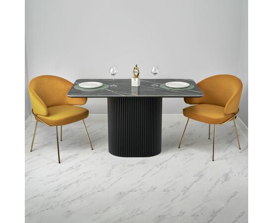 Стол Festa 140x85x77см, керамогранит Wacom мрамор, изображение 16 | Интернет магазин мебели и декора LifeDekor