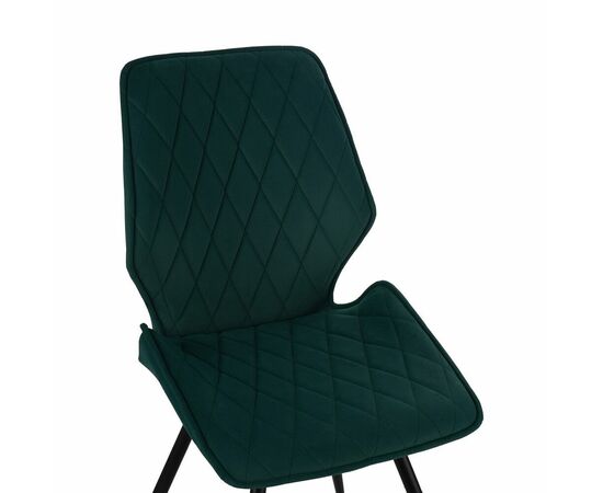 Стул Liam c поворотно-возвратным механизмом, зеленый велюр/черный, изображение 6 | Интернет магазин мебели и декора LifeDekor