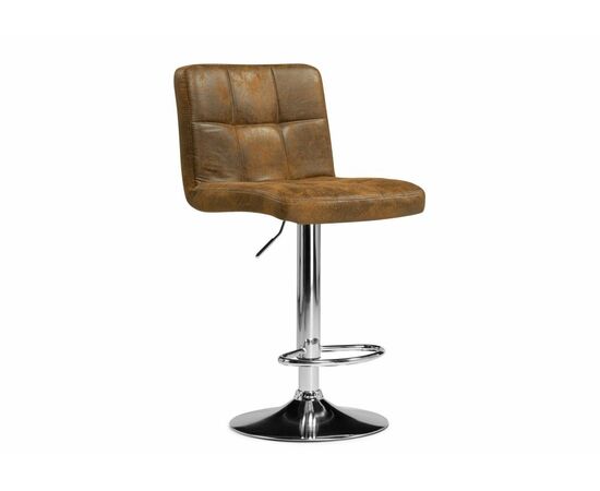 Барный стул Paskal brown / chrome | Интернет магазин мебели и декора LifeDekor