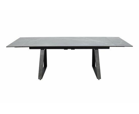 Стол Монако NEW, Керамогранит, Черный матовый муар/Bayona grey/, изображение 5 | Интернет магазин мебели и декора LifeDekor