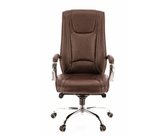 Кресло руководителя Everprof King M Кожаное Коричневый, изображение 2 | Интернет магазин мебели и декора LifeDekor