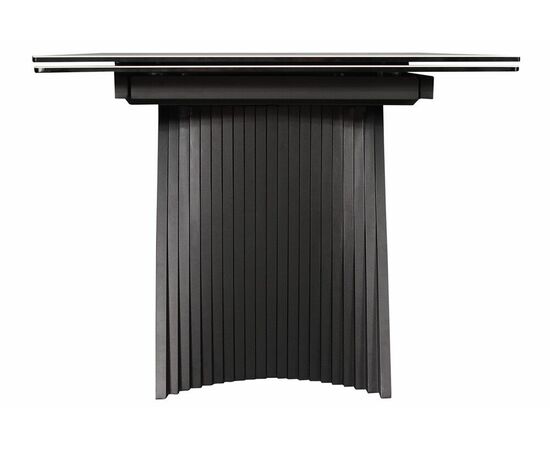 Стол DikLine KD180 керамика мрамор белый C39 глянец/опоры черные (2 уп), изображение 4 | Интернет магазин мебели и декора LifeDekor