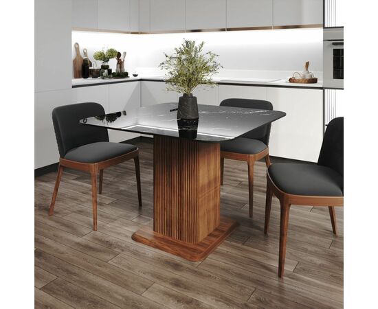 Стол Denver 110, квадрат глянец | Интернет магазин мебели и декора LifeDekor