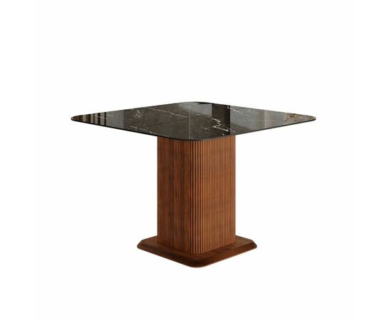 Стол Denver 110, квадрат раздвижной, глянец, изображение 2 | Интернет магазин мебели и декора LifeDekor