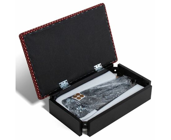 Банкетка Ретро М с ящиком венге, ткань коронка, изображение 8 | Интернет магазин мебели и декора LifeDekor