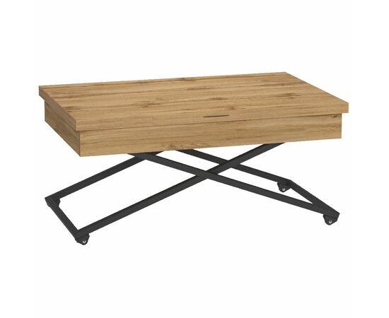 Стол универсальный трансформируемый АНДРЭ Loft ЛДСП дуб вотан/дуб вотан, изображение 2 | Интернет магазин мебели и декора LifeDekor