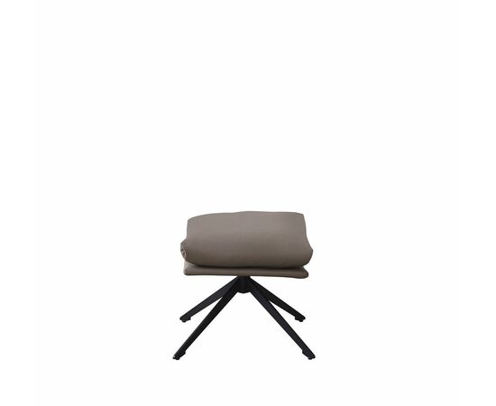 Комплект кресло HUG латте, экокожа, шенилл с оттоманкой латте, экокожа, изображение 6 | Интернет магазин мебели и декора LifeDekor