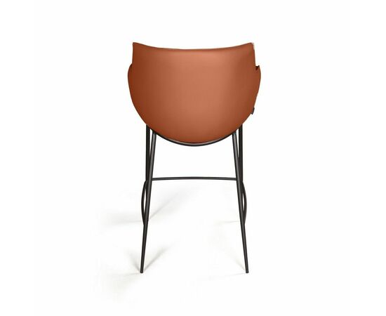 Стул полубарный Sofia, экокожа soft-touch, терракот, изображение 7 | Интернет магазин мебели и декора LifeDekor