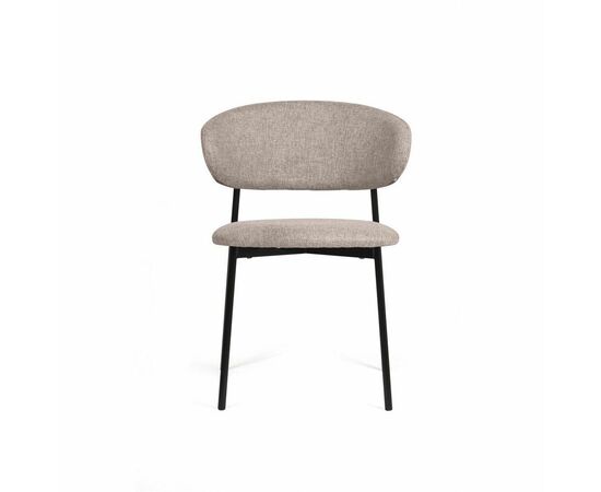 Стул Adele, рогожка wellton 230, бежево-коричневый, изображение 2 | Интернет магазин мебели и декора LifeDekor