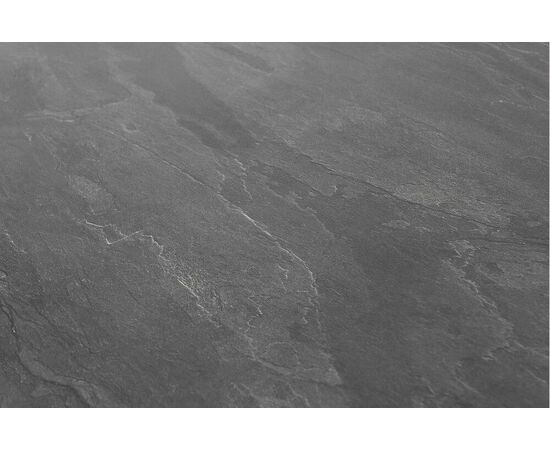 "Малага" обеденный стол из HPL 160х80см, цвет "серый гранит", каркас черный, изображение 6 | Интернет магазин мебели и декора LifeDekor