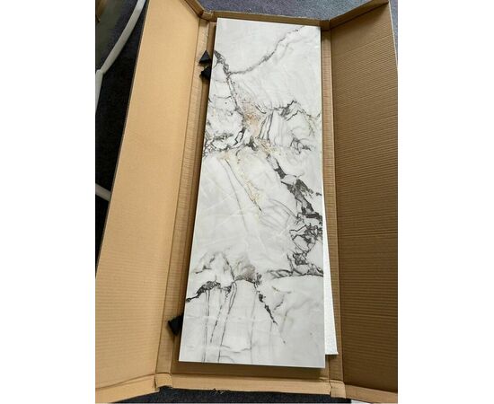 Стол-консоль Дрим IST-800,120х40х78 см, белый нефрит/золотой/, изображение 4 | Интернет магазин мебели и декора LifeDekor