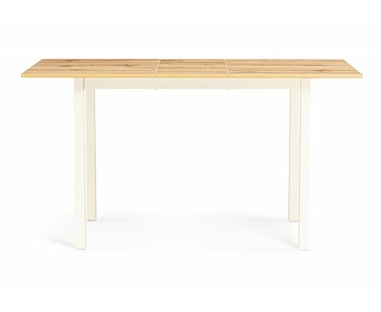 Стол деревянный Аркон 110(130)х68х75 дуб вотан / белый, изображение 4 | Интернет магазин мебели и декора LifeDekor