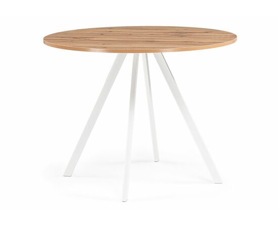 Стол деревянный Баргел 90х90х75 дуб вотан / белый | Интернет магазин мебели и декора LifeDekor