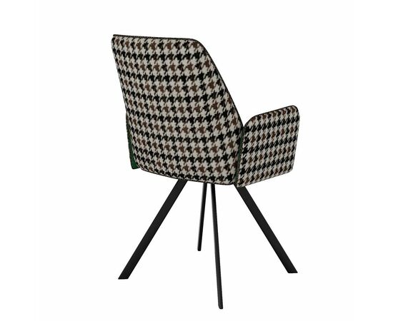 Стул DikLine 293 поворотный SB1/A2 зеленый, ножки черные, изображение 2 | Интернет магазин мебели и декора LifeDekor