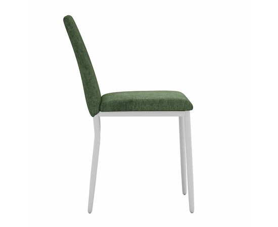 Стул DikLine 270 SB1 зеленый, ножки белые, изображение 3 | Интернет магазин мебели и декора LifeDekor