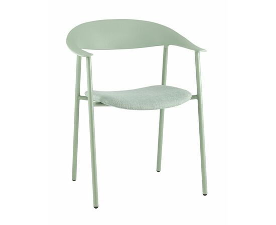 Стул Eila с подушкой пластик зеленый | Интернет магазин мебели и декора LifeDekor