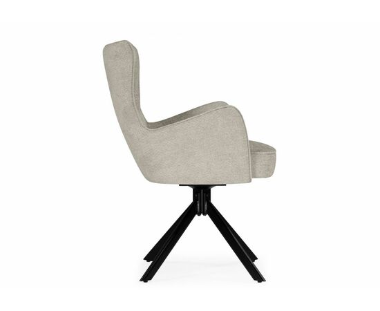 Стул на металлокаркасе Atlanta beige / black, изображение 4 | Интернет магазин мебели и декора LifeDekor