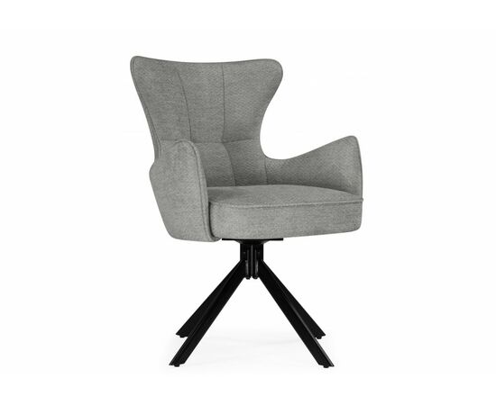 Стул на металлокаркасе Atlanta gray / black | Интернет магазин мебели и декора LifeDekor