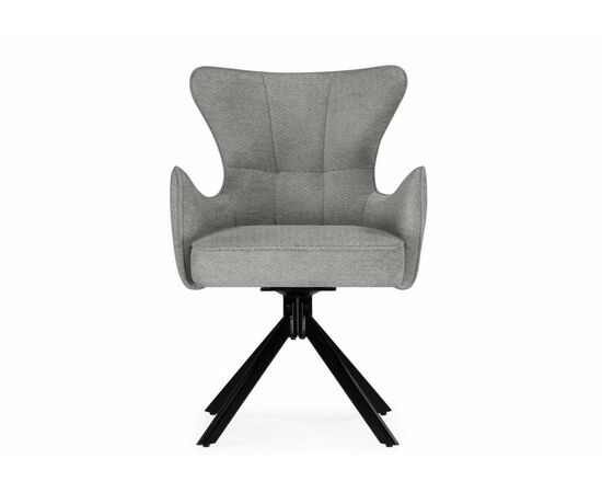 Стул на металлокаркасе Atlanta gray / black, изображение 3 | Интернет магазин мебели и декора LifeDekor