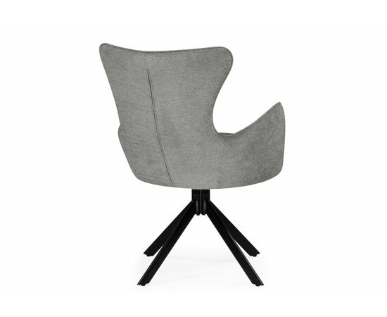 Стул на металлокаркасе Atlanta gray / black, изображение 4 | Интернет магазин мебели и декора LifeDekor