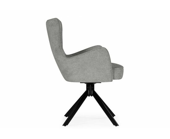 Стул на металлокаркасе Atlanta gray / black, изображение 5 | Интернет магазин мебели и декора LifeDekor