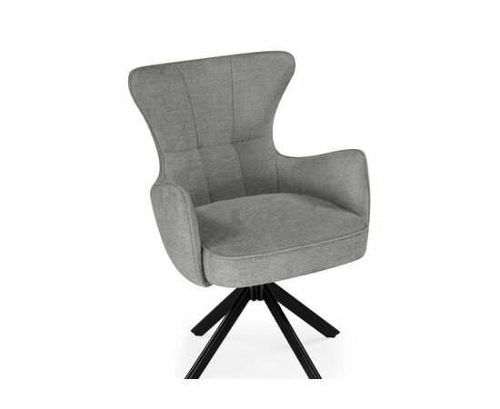 Стул на металлокаркасе Atlanta gray / black, изображение 6 | Интернет магазин мебели и декора LifeDekor