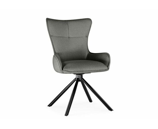 Стул на металлокаркасе Chicago light gray / black | Интернет магазин мебели и декора LifeDekor