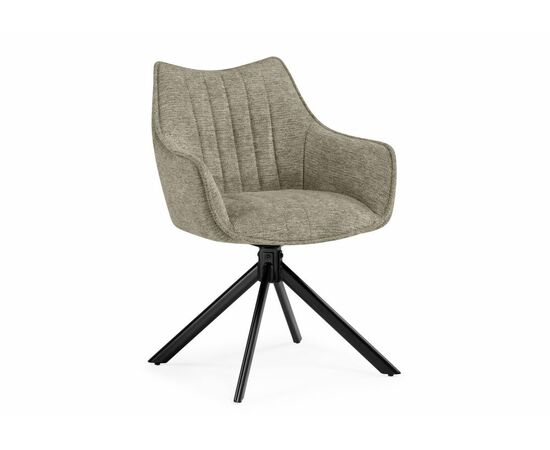 Стул на металлокаркасе Denever beige / black | Интернет магазин мебели и декора LifeDekor