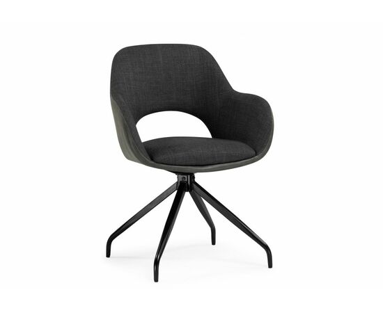 Стул на металлокаркасе Memfis graphite / black | Интернет магазин мебели и декора LifeDekor