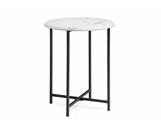 Журнальный стол Грейс мрамор белый / черный | Интернет магазин мебели и декора LifeDekor