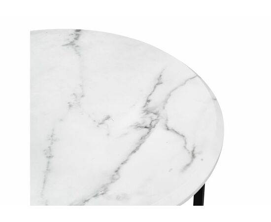 Журнальный стол Грейс мрамор белый / черный, изображение 5 | Интернет магазин мебели и декора LifeDekor