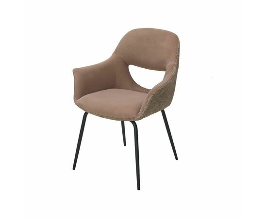 Стул Smile ткань комби, мокка | Интернет магазин мебели и декора LifeDekor