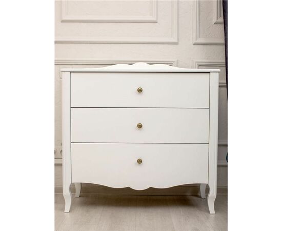 Комод "Версаль" 3 ящика (белый) | Интернет магазин мебели и декора LifeDekor