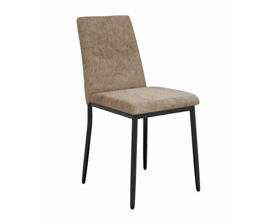 Стул DikLine 270 SB4 бежевый, ножки черные | Интернет магазин мебели и декора LifeDekor