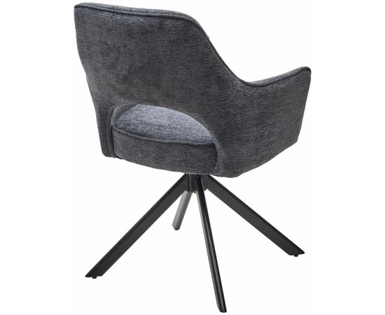 Стул Muara, букле серый, поворотно-возвратный механизм, изображение 2 | Интернет магазин мебели и декора LifeDekor