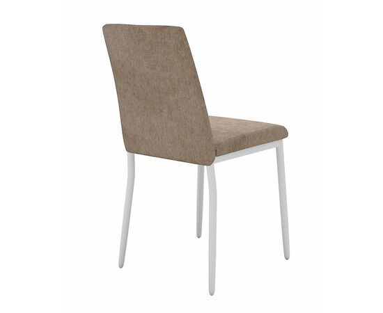 Стул DikLine 270 SB4 бежевый, ножки белые, изображение 4 | Интернет магазин мебели и декора LifeDekor