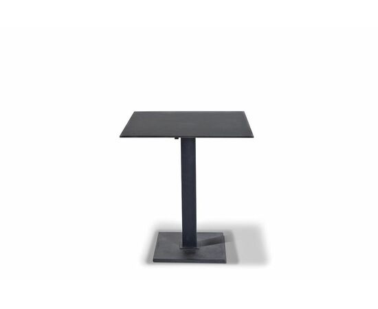 "Каффе" интерьерный стол из HPL квадратный 70х70см, цвет "серый гранит", изображение 2 | Интернет магазин мебели и декора LifeDekor