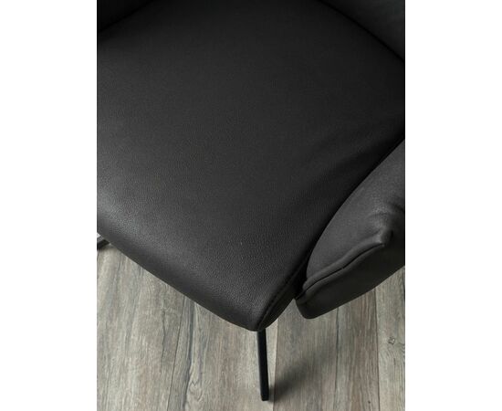 Стул c подлокотниками Indigo экокожа черный, поворотно-возвратный механизм 360 градусов, изображение 6 | Интернет магазин мебели и декора LifeDekor