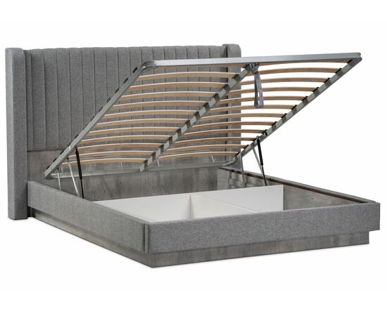 Кровать Tulip 160х200 с ПМ метрополитан грей / белая матовая, изображение 4 | Интернет магазин мебели и декора LifeDekor