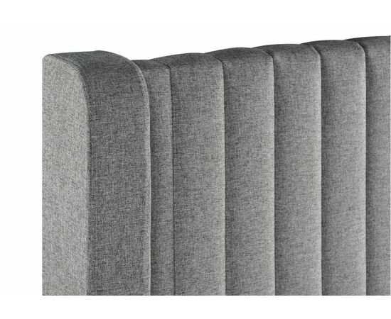 Кровать Tulip 160х200 с ПМ метрополитан грей / белая матовая, изображение 12 | Интернет магазин мебели и декора LifeDekor