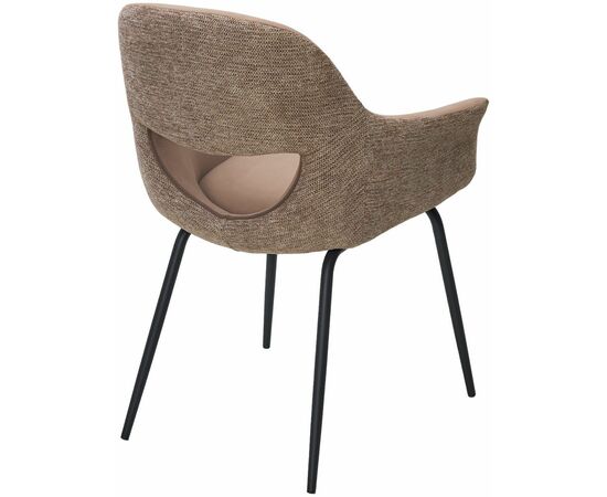 Стул Smile ткань комби, мокка, изображение 2 | Интернет магазин мебели и декора LifeDekor